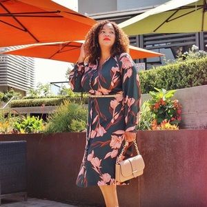 A New Day Floral Print Dress Size XL